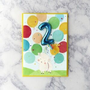 🆕Papyrus 2nd Birthday Greeting Card